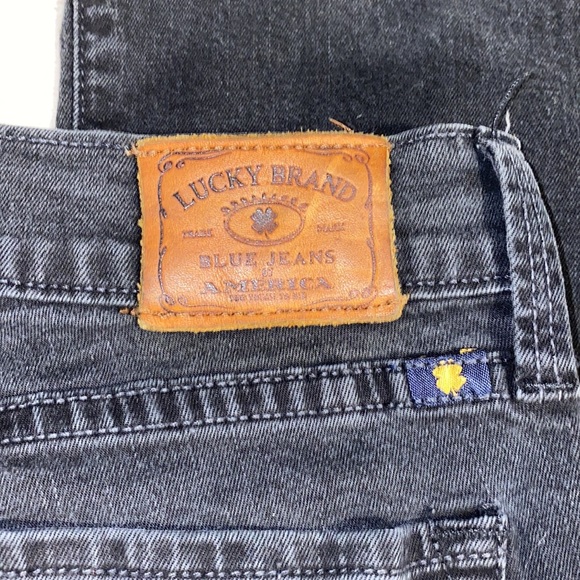 Lucky Brand Sofia Boot Black Jeans Size 6 - Picture 5 of 7